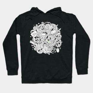 Sketchy Art Design 2 - Designers Hoodie